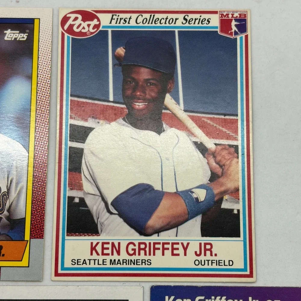 Ken Griffey Jr Rookie Card Lot 1989 Donruss Topps Bowman Mariners 5 Card Set